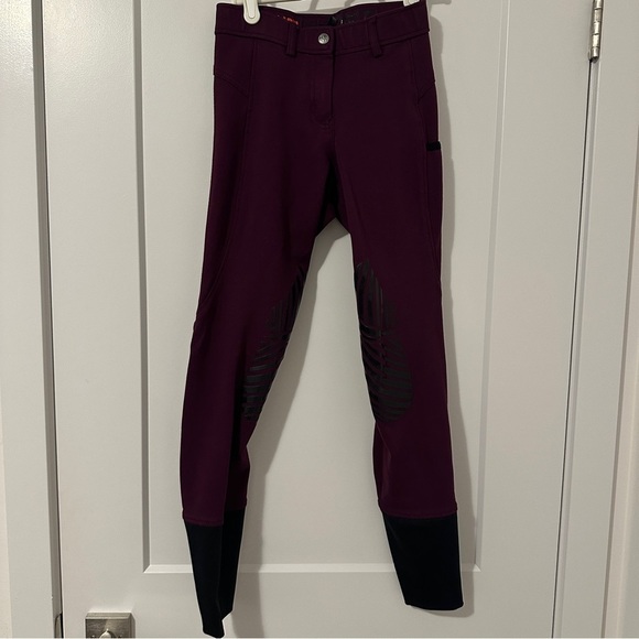 Elation Red Label Sport Euro Seat Breech In Aubergine Purple Size 26R Women’s - Picture 3 of 16